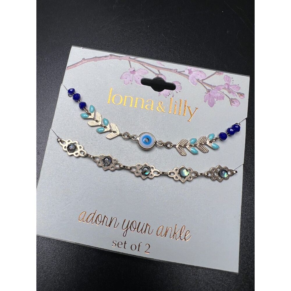 Lonna & Lilly Anklet Set
